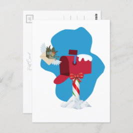 Postal Correo aéreo de buzón de invierno