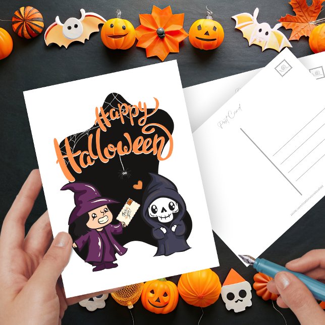 Postal Correo de Halloween Feliz (Subido por el creador)