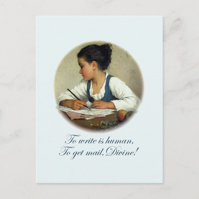 Postal Correo divino (Anverso)