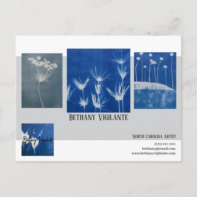 Postal Correo empresarial para artistas (Anverso)