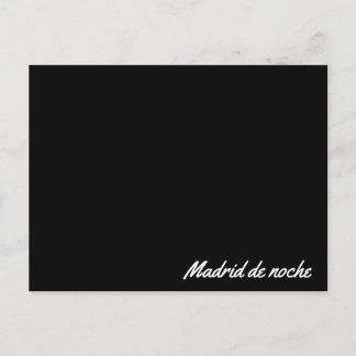 Postal Correo Madrid de Noche