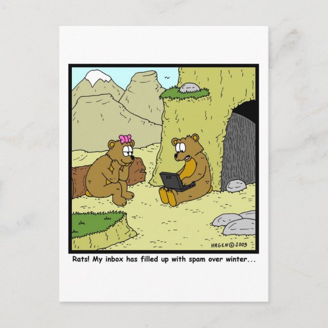 Postal Correo no deseado (Anverso)