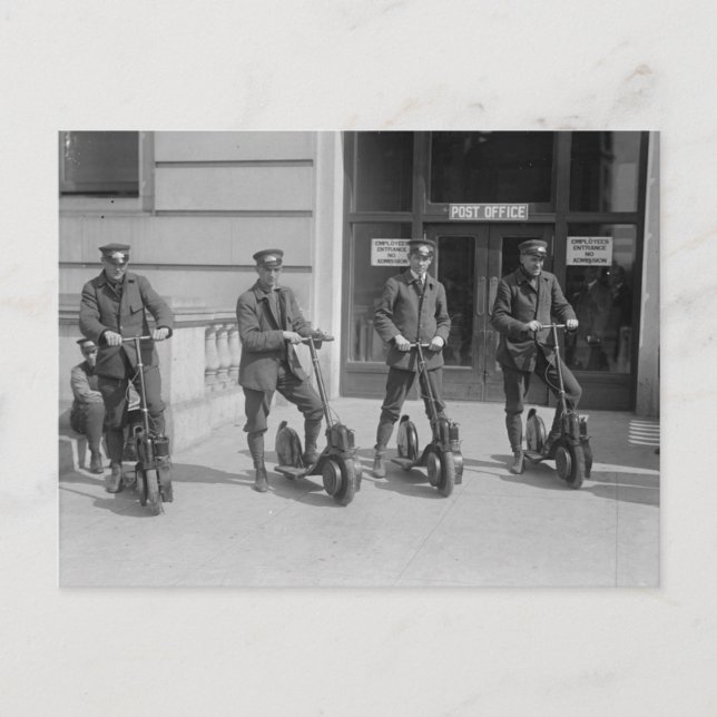 Postal Correo por Scooter (Anverso)