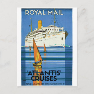 Postal Correo Real "Cruceros Atlantis"