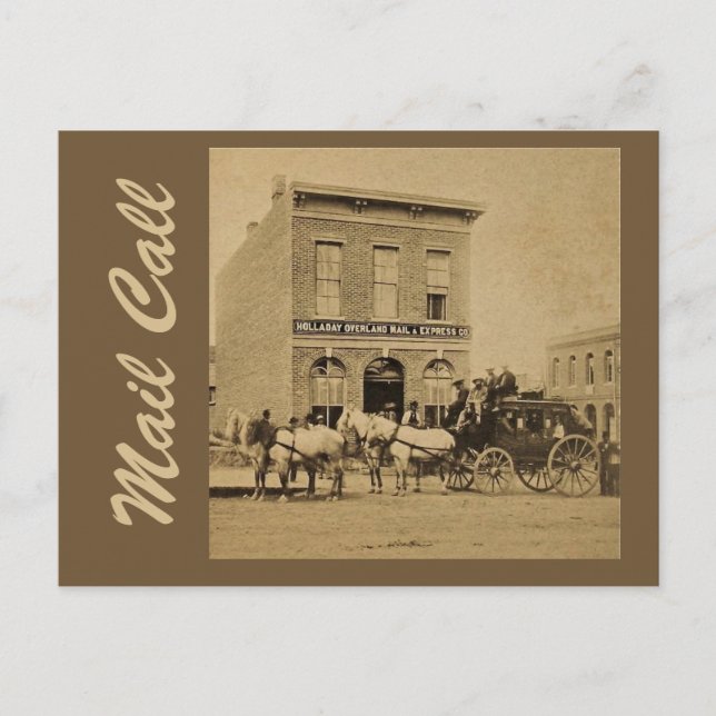 Postal Correo terrestre (Anverso)