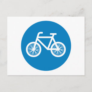 Postal Correr en bicicleta