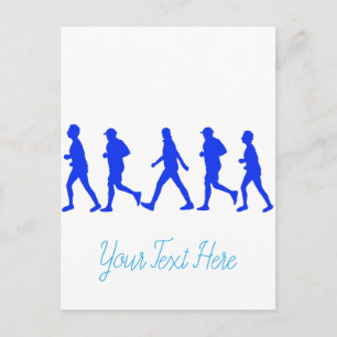 Postal Correr Entrenamiento de jogging