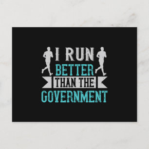 Postal Correr yo mejor que el gobierno