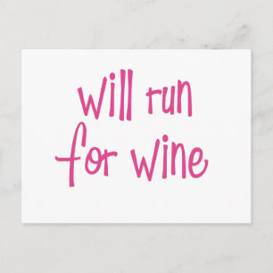 Postal Correrá por el vino