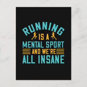 Postal Corriendo - Correr es un deporte mental