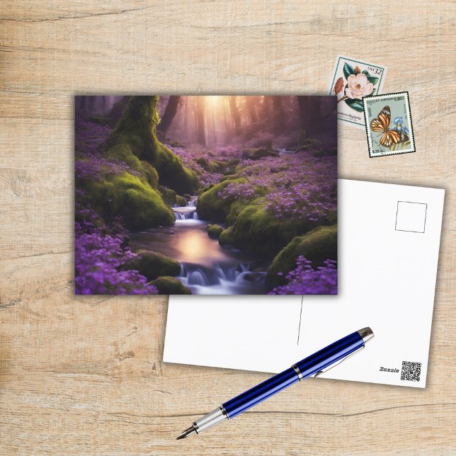 Postal Corriente púrpura (Subido por el creador)