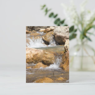 Postal Corriente tormentosa en primavera