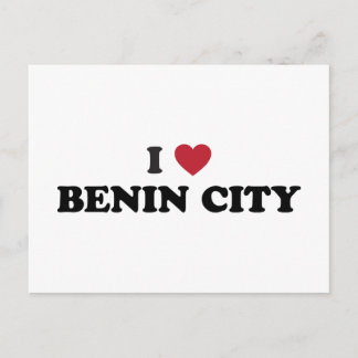 Postal Corro la ciudad de Benín en Nigeria