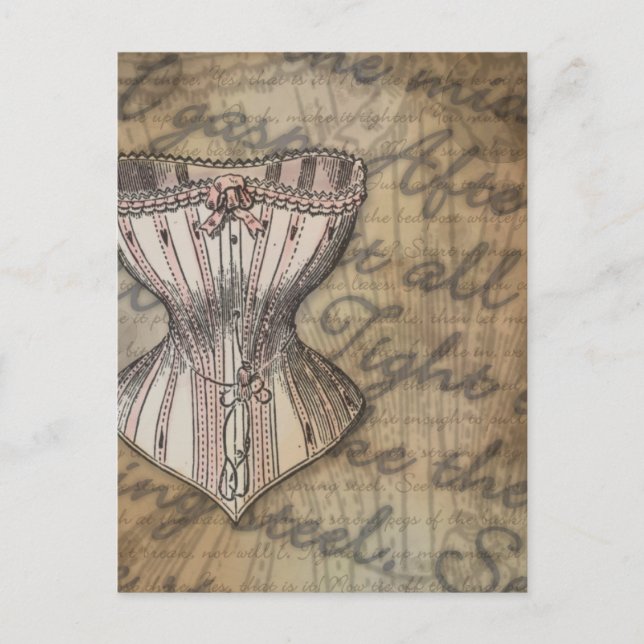 Postal Corset Collage (Anverso)