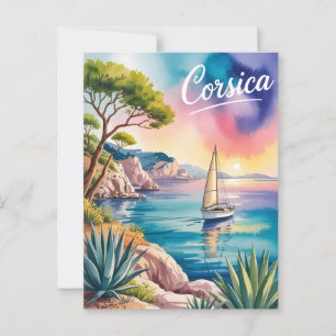 Postal Corsica acuática