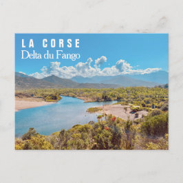 Postal Corsica Fango Delta France Postcard