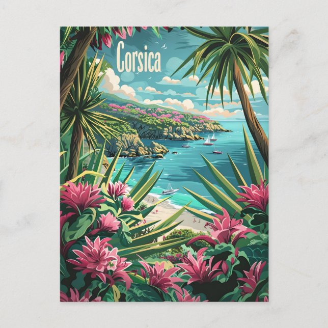 Postal Corsica France (Anverso)