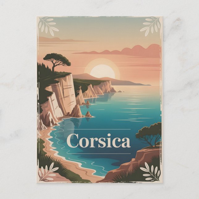 Postal Corsica Vintage (Anverso)