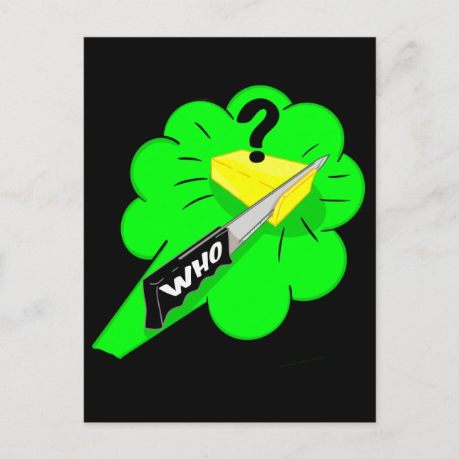 Postal Cortar La Jerga Del Fart Del Queso (Anverso)