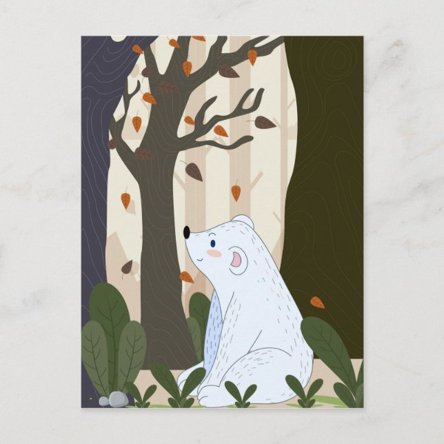 Postal Cortar oso (Anverso)