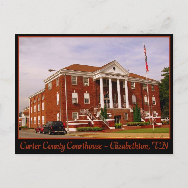 Postal Corte del Condado de Carter - Elizabeth, TN (Anverso)