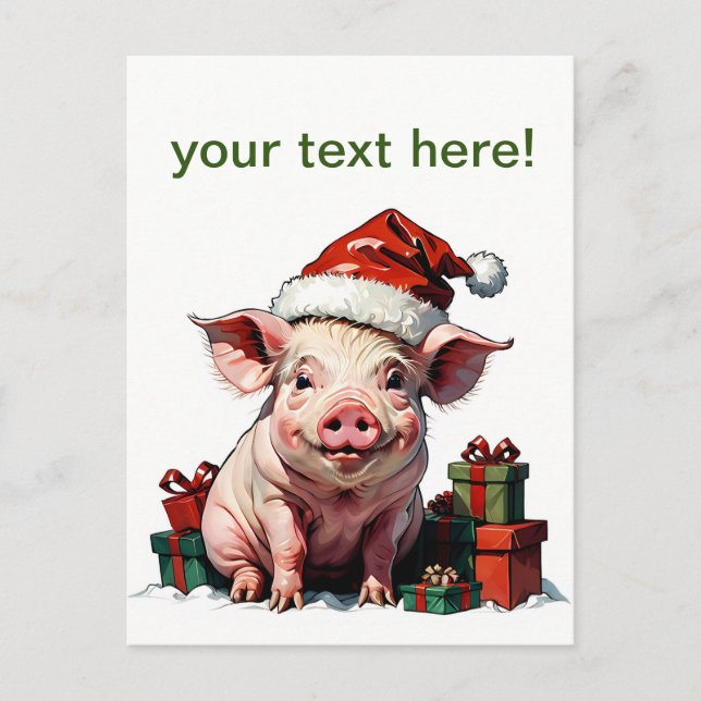 Postal corte feliz (Anverso)