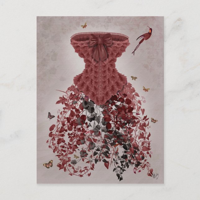 Postal Cortejo de bosques (Anverso)