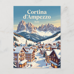 Postal Cortina d'Ampezzo, Italia