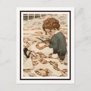 Postal Cortinas de reparación infantil de Jessie Willcox 