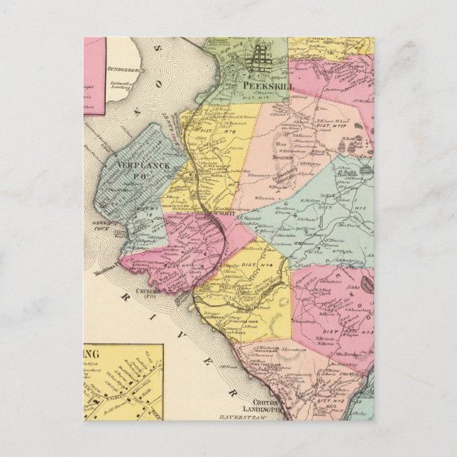 Postal Cortlandt, ciudad (Anverso)