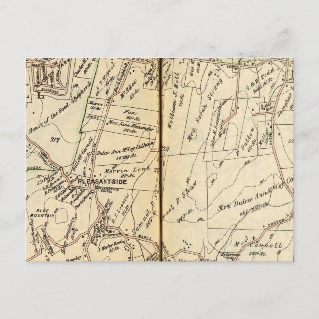 Postal Cortlandt, Nueva York (Anverso)