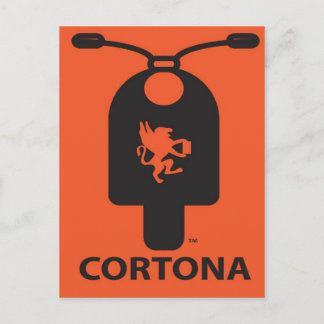 Postal Cortona Scooter Postcard