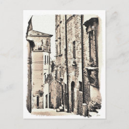 Postal Cortona Toscana Italia.