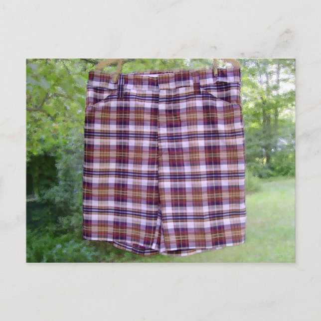 Postal Cortos de verano de plástico (Anverso)