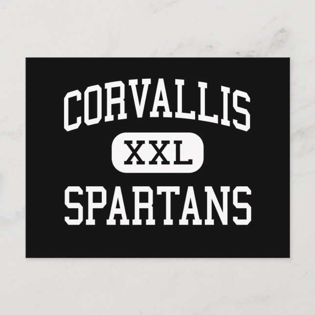 Postal Corvallis - Spartans - High - Corvallis Oregon (Anverso)