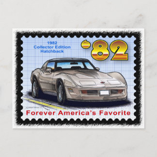 Postal Corvette de la Edición Especial de 1982