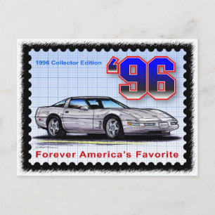 Postal Corvette de la Edición Especial de 1996