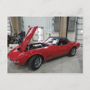 Postal Corvette rojo 1