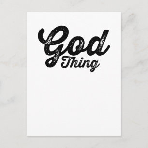 Postal Cosa de Dios Cristiana Inspiradora