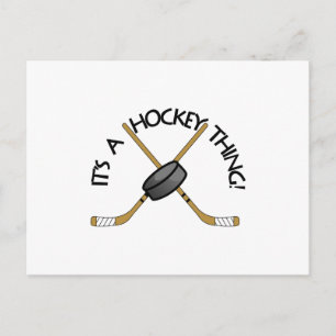 Postal Cosa del hockey