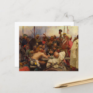 Postal Cosacos zaporozhianos escriben al sultán