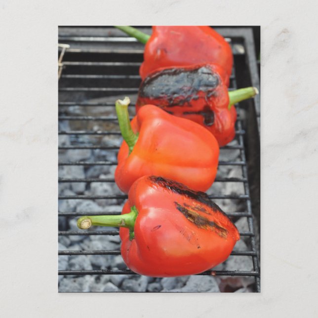 Postal Cosas calientes (Anverso)