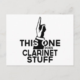 Postal Cosas de Clarinete - Música Divertida de Clarinete
