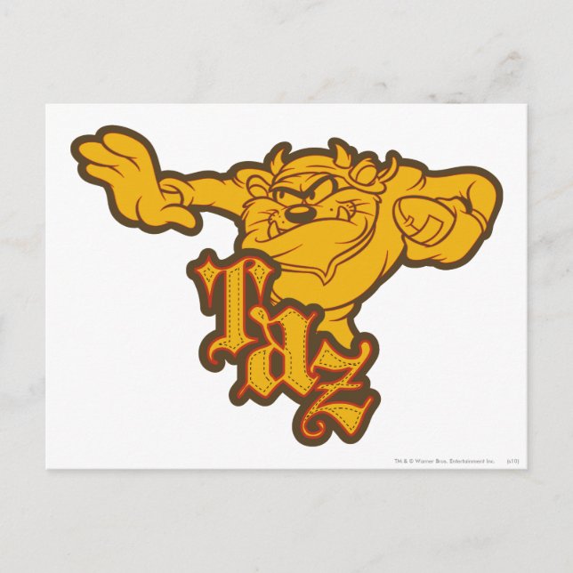 Postal Cosas de un brazo TAZ™ (Anverso)