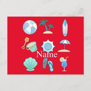 Postal Cosas de vida en la playa Thunder_Cove