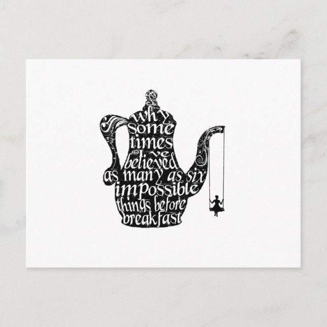 Postal Cosas imposibles (Anverso)