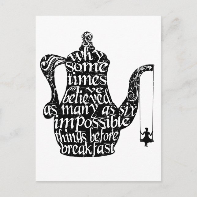 Postal Cosas imposibles (Anverso)