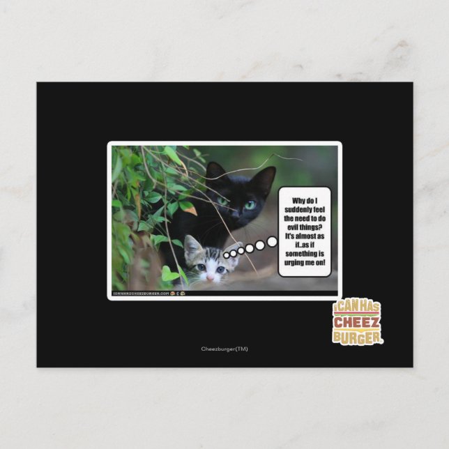 Postal cosas malas (Anverso)