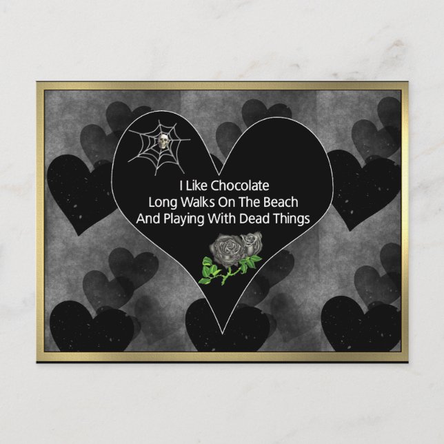 Postal Cosas muertas (Anverso)