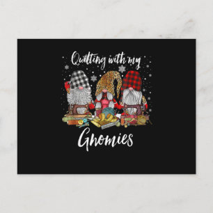 Postal Cosecha Con Mis Gnomies Gnomos De Navidad Fiesta